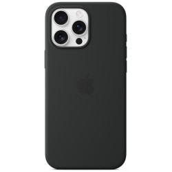 iPhone 16 Pro Max Silicone Case with MS - Black