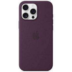 iPhone 16 Pro Max Silicone Case with MS - Plum