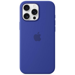 iPhone 16 Pro Max Silicone Case with MS - Ultramar