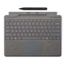 MS Surface Pro Keyboard + Slim Pen Con, Slim Pen, Pen Storage, Copilot Button, CZ, Platinum