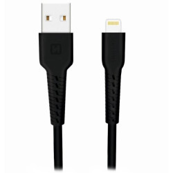SWISSTEN DATOVÝ KABELUSB LIGHTNING 1,0 M ČERNÝ