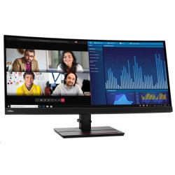 Lenovo ThinkVision P34w-20 LCD IPS/PLS 34,14" 3440 x 1440 6ms 300nitů 1000:1 60Hz  Repro  USB-C Webcam Černá 