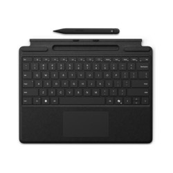 MS Surface Pro Keyboard + Slim Pen CM, Slim Pen, Pen Storage, Copilot Button, EN Int, Black