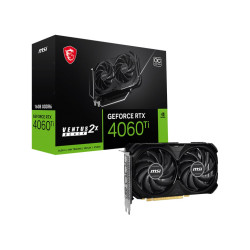 MSI VGA NVIDIA GeForce RTX 4060 Ti VENTUS 2X BLACK 16G OC, 16G GDDR6, 3xDP, 1xHDMI