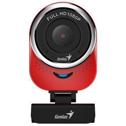 GENIUS webkamera QCam 6000 červená Full HD 1080P USB2.0 mikrofon