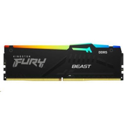 KINGSTON DIMM DDR5 16GB 6000MT s CL36 FURY Beast RGB Černá EXPO