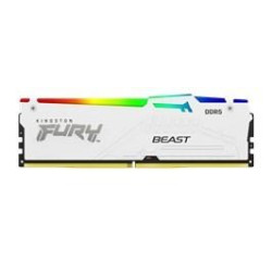 KINGSTON DIMM DDR5 16GB 6000MT s CL36 FURY Beast RGB Bílá EXPO