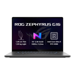 ASUS ROG Zephyrus G16 GU605MZ 16" U9-185H 32 GB 2 TB NVIDIA GeForce RTX 4080 12 GB Windows 11 Home Šedá