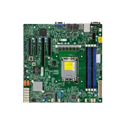 SUPERMICRO MB LGA1700 4xDDR5 8xSATA 1xM.PCIe2x1x1x4 8 16 1xLAN IPMI