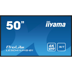 50" iiyama LE5041UHS-B1:VA,4K UHD,18 7,RJ45,HDMI