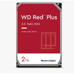 WD RED PLUS NAS WD20EFPX 2TB, SATA III 3.5", 64MB 5400RPM, 175MB s, CMR