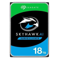 Seagate SkyHawk AI HDD, 18TB, SATAIII, 256MB cache, 7.200RPM