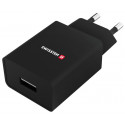 Swissten Síťový Adaptér Smart Ic 1X Usb 1A Power + Datový Kabel Usb Micro Usb 1,2 M Černý