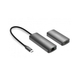 DIGITUS Video Extender Set, USB-C - HDMI, 4K 120Hz CAT6, 30 m