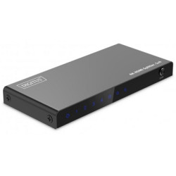 DIGITUS 1x4 HDMI Splitter, 4K 60Hz HDCP 2.2, EDID Control