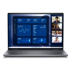 DELL NTB Latitude 9450 U7 165U 32GB 1TB SSD 14" QHD+ Touch 2-in-1 IR Cam & Mic WLAN vPro Backlit Kb W11 Pro 3Y PS NBD