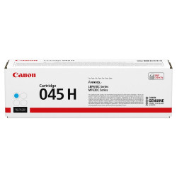 Canon originální toner CRG-045 H (azurová, 2200str.) pro i-SENSYS MF635Cx, MF633Cdw, MF631Cn, LBP613Cdw, LBP611Cn