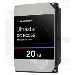 WD Ultrastar DC HC555 20TB HDD 3.5" SATA M.2 SATA 7200 RPM Stříbrná 5R