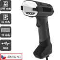 VIRTUOS - DPM CCD 2D čtečka Virtuos HT-880DPM, USB, tmavě šedá