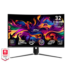 MSI MPG 321CURX 31,5" QD-OLED 4K UHD 240Hz 0,3ms Black 2R