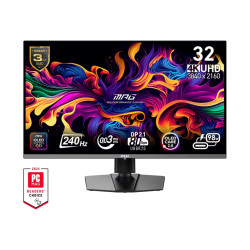 MSI MPG 322URX 31,5" QD-OLED 4K UHD 240Hz 0,03ms Black 2R