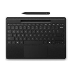 Microsoft Surface Pro Flex Keyboard - Klávesnice - s touchpad, akcelerometr, zásobník pro nabíjení a skladování Surface Slim Pen 2 - podsvícená - bezdrátový - Bluetooth LE - QWERTY - anglická - černá - s Slim Pen - pro Surface Pro 10 for Business, Pro 11, Pro 8, Pro 9