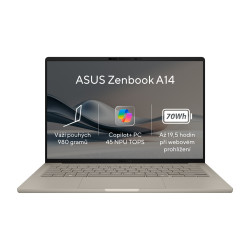 ASUS Zenbook A14 UX3407RA-OLED024X 14" Snapdragon X Elite 32 GB 1 TB Qualcomm Adreno W11P