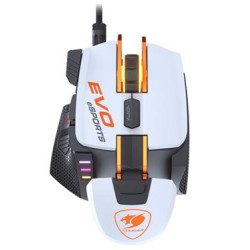 COUGAR herní myš drátová 700M Evo eSPORTS, optical, RGB, PMW-3389, 16000 DPI, white