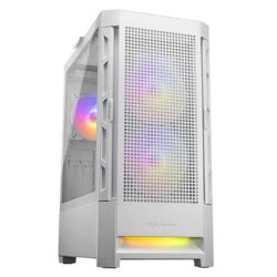 COUGAR PC skříň DUOFACE Pro White Mid Tower Airflow Front Panel TG Left Panel 2 x ARGB 140mm & 1x 120mm Fans