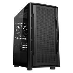 COUGAR PC skříň UNIFACE Black Mini Tower Mesh Front Panel 1x 120mm Fan TG Left Panel