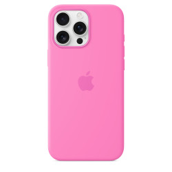 iPhone 16 Pro Max Silicone Case with MS - Peony