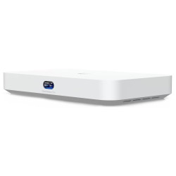 Ubiquiti UniFi Cloud Gateway Fiber - Router, Full UniFi OS, IDS IPS, 5x 2.5GbE, 2x SFP+, Slot pro NVMe SSD, 1x PoE