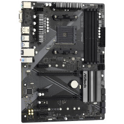 ASRock B450 Pro4 R2.0 AM4 4x DDR4 DIMM HDMI DP VGA M.2 USB-C ATX