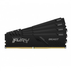 64GB DDR4-2666MHz CL16 Kingston FURY Beast, 4x16GB