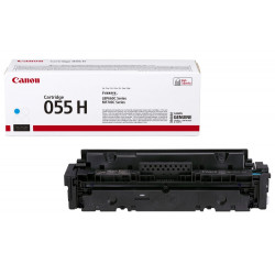 Canon originální toner CRG-055HC (azurový, 5900str.) pro Canon MF742Cdw, MF744Cdw, MF746Cx, LBP663Cdw, LBP664Cx