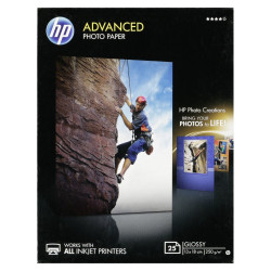 HP Advanced Glossy Photo Paper, 25 listů 13 x 18 cm, bezokrajový tisk