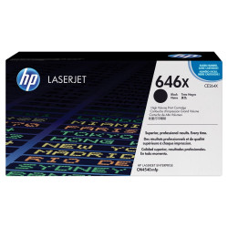 HP 646X Černá originální tonerová kazeta LaserJet s vysokou výtěžností