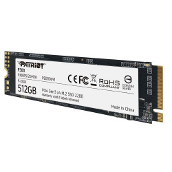 PATRIOT P300 512GB SSD Interní M.2 PCIe Gen3 x4 NVMe 1.3 2280