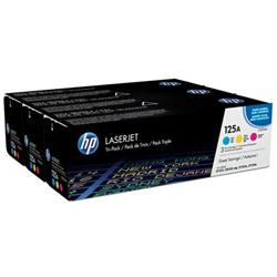 HP Toner 125A LaserJet 3-pack CYM (CB541A-CB543A)