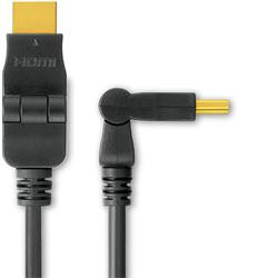 PremiumCord Kabel HDMI A - HDMI A M M 15m, otočné zlacené konektory