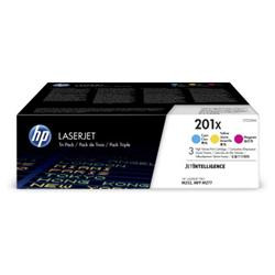 HP Toner 201X LaserJet 3-pack CMY (CF401X-CF403X)