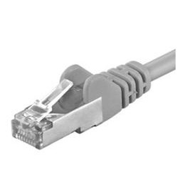 Premiumcord Patch kabel Cat5E FTP, AWG 26 7, délka 20m, šedá