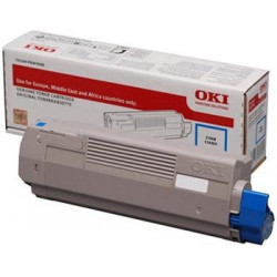 OKI originální toner 46443103, cyan, 10000str., high capacity, OKI C833, C843