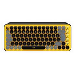 Logitech POP Keys Wireless Mechanical Keyboard With Emoji Keys - BLAST_YELLOW - US INT'L - INTNL