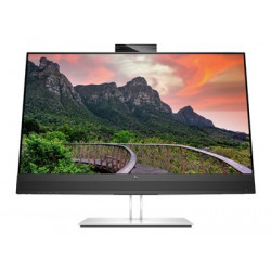 HP E27m G4 Conferencing Monitor - E-Series - LED monitor - 27" - 2560 x 1440 QHD @ 75 Hz - IPS - 300 cd m2 - 1000:1 - 5 ms - HDMI, DisplayPort, USB-C - reproduktory - stříbrná (stojan), černá hlava