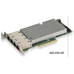 SUPERMICRO AOC-STG-I4T Quad 10Gb s RJ45, PCI-E 3.0 8x (8GT s) Card, LP