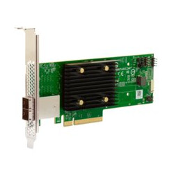 Broadcom LSI HBA 9500-8e, 12Gb s, NVMe SAS SATA, 2x SFF-8644 x4, PCIe 4.0 x8