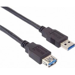 PremiumCord Prodlužovací kabel USB 3.0 Super-speed 5Gbps A-A, MF, 9pin, 3m