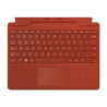 Microsoft Surface Pro Signature Keyboard - Klávesnice - s touchpad, akcelerometr, zásobník pro nabíjení a skladování Surface Slim Pen 2 - QWERTY - Mezinárodní angličtina - poppy red - komerční - pro Surface Pro 8