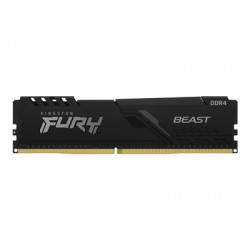 Kingston FURY Beast - DDR4 - sada - 32 GB: 2 x 16 GB - DIMM 288-pin - 3200 MHz PC4-25600 - CL16 - 1.35 V - bez vyrovnávací paměti - bez ECC - černá